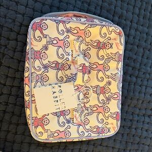 Roller Rabbit Cheer Monkey Carryall Case